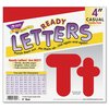 Trend Letters, Casual, 4"", Red TEPT79902